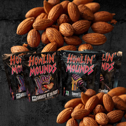 Send It Snacks 4-pack: Barkin' at Da Moon and Sweeet Caroline roasted almond bags