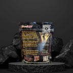 Barkin' at Da Moon roasted almonds bag, back with ingredients and nutrition label
