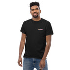 Send It Snacks logo unisex tee, black, front view