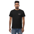 Send It Snacks logo unisex tee, black, front view