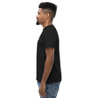 Send It Snacks logo unisex tee, black, left view