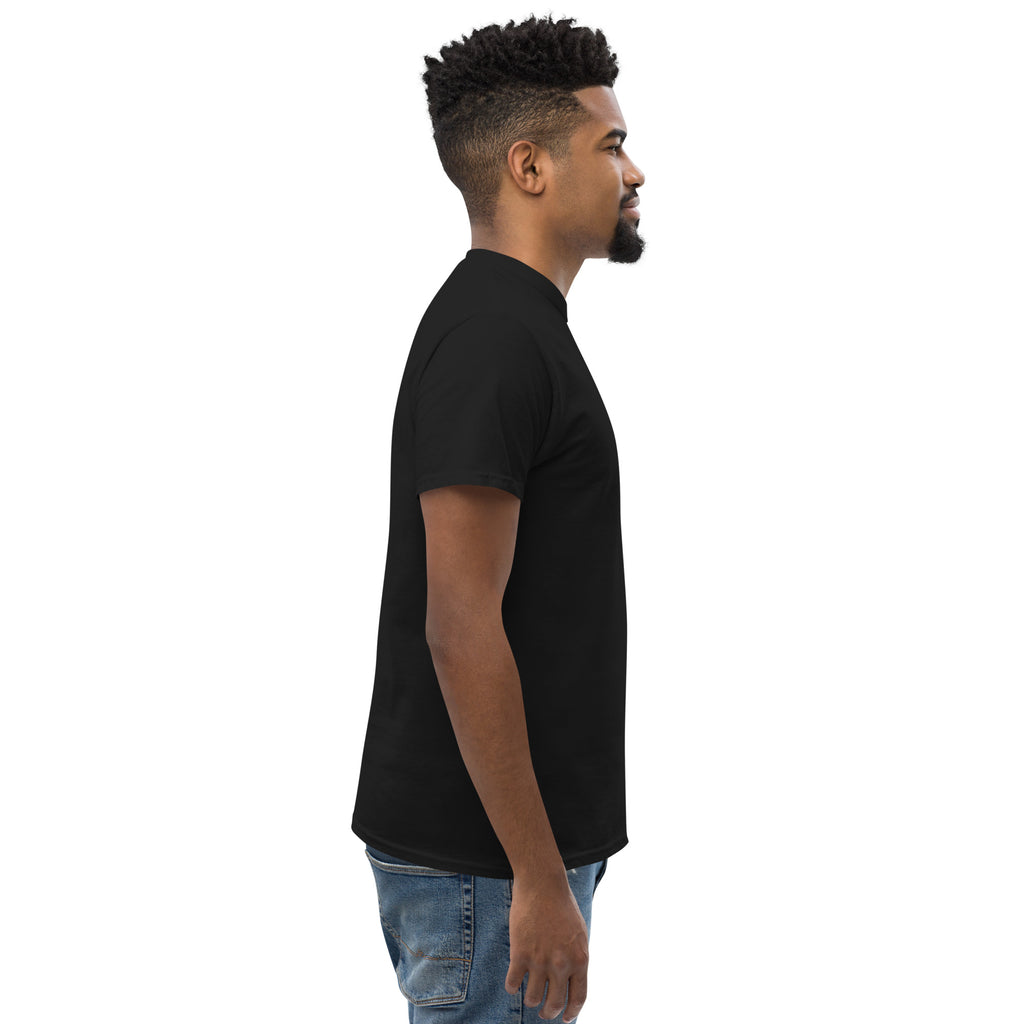 Send It Snacks logo unisex tee, black, right view